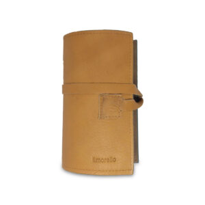 Porta IQOS classico in pelle Camel con laccio