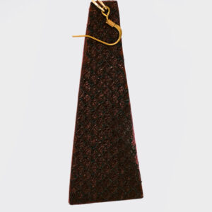 Mono Orecchino piramide grande color bronzo