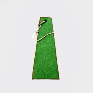Mono Orecchino piramide piccolo verde smeraldo